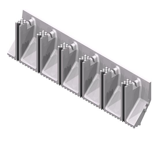 Bloc assise pour brique et plancher coffrage isolant IntegraSpec®