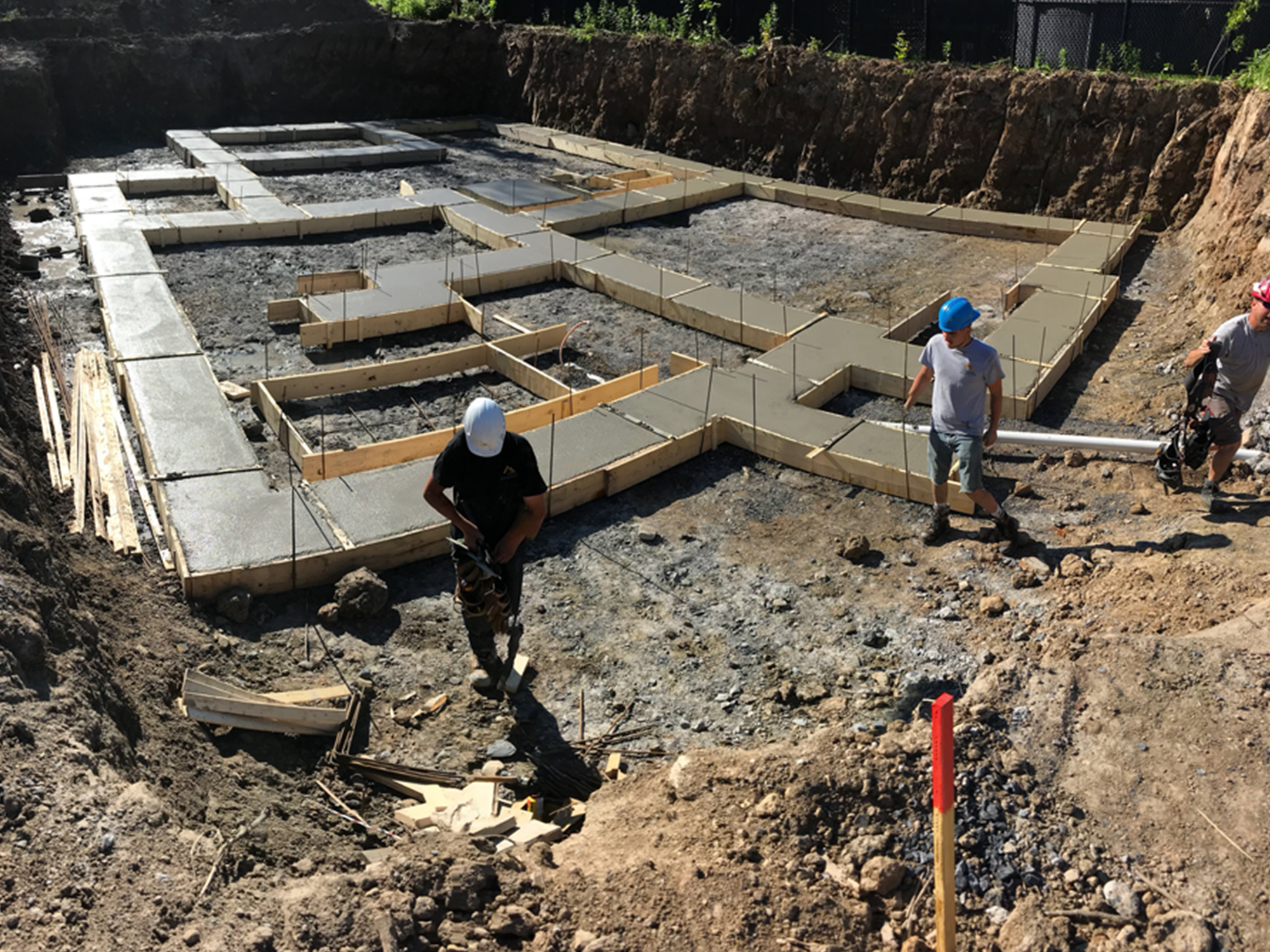 Coffrage isolant St-Jean-sur-Richelieu entrepreneur construction fondation maison coffrage isolant