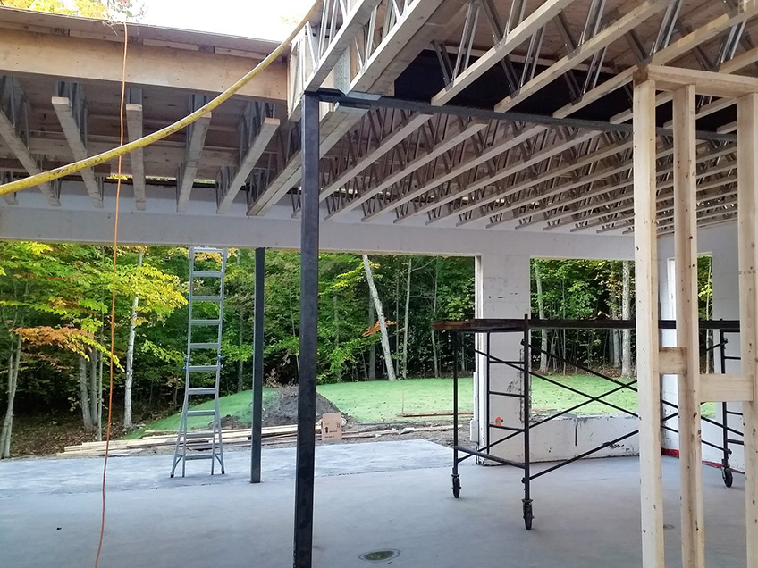 coffrage isolant maison construction maison unifamiliale entrepreneur general en coffrage isolant